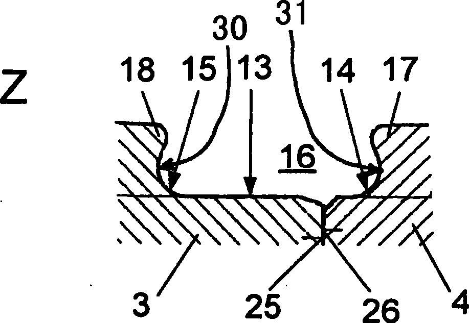 Rolling bearing having two inner rings and a seal arrangement for sealing the parting joint between the inner rings