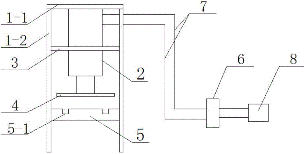 Anchor plate repair machine and repair method thereof