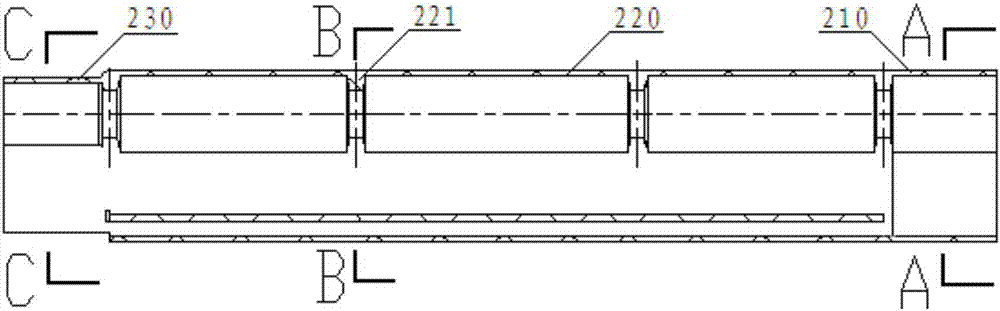 A fully insulated 35kv cable pole mounting device