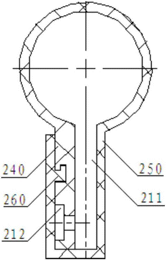 A fully insulated 35kv cable pole mounting device