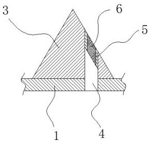 Excavator bucket for shoveling soil of agricultural machinery