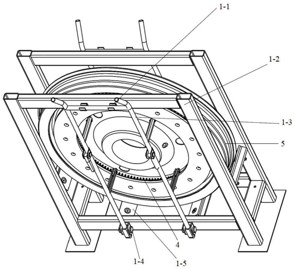 Dismounting and mounting device and method for brake disc for locomotive