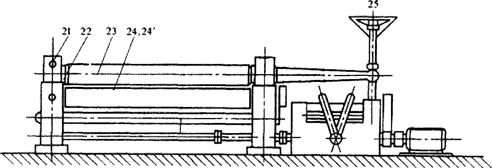 Plate rolling machine