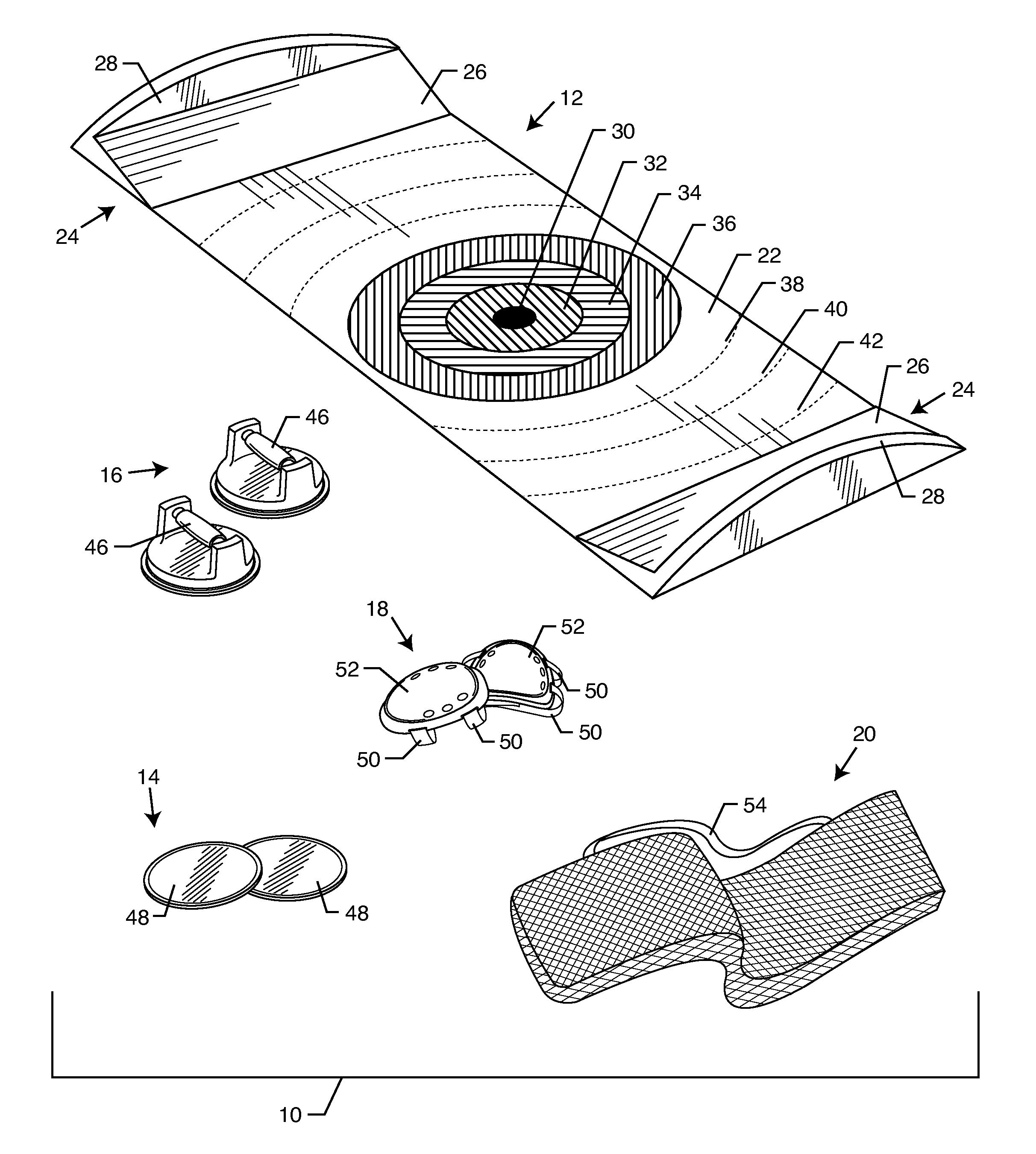 Multi-exercise slide board