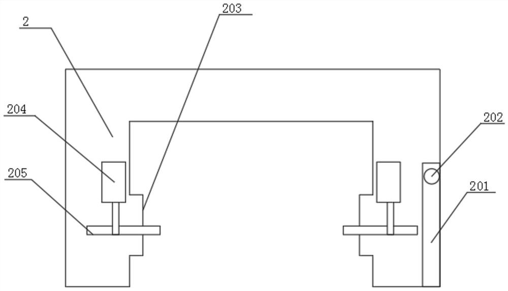 Follow-up assistance supporting device of stair handrail