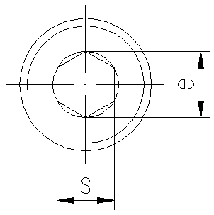 Plastic forming method of inner hexagonal hole of a slender bar