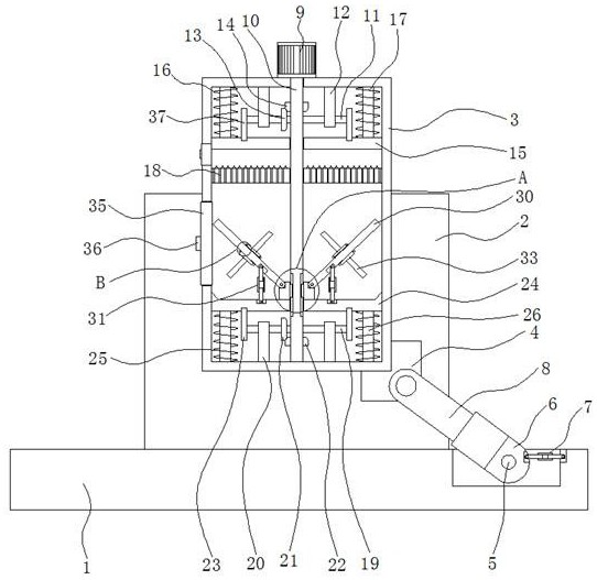 A Wheat Straw Feed Screening Crushing Mixer