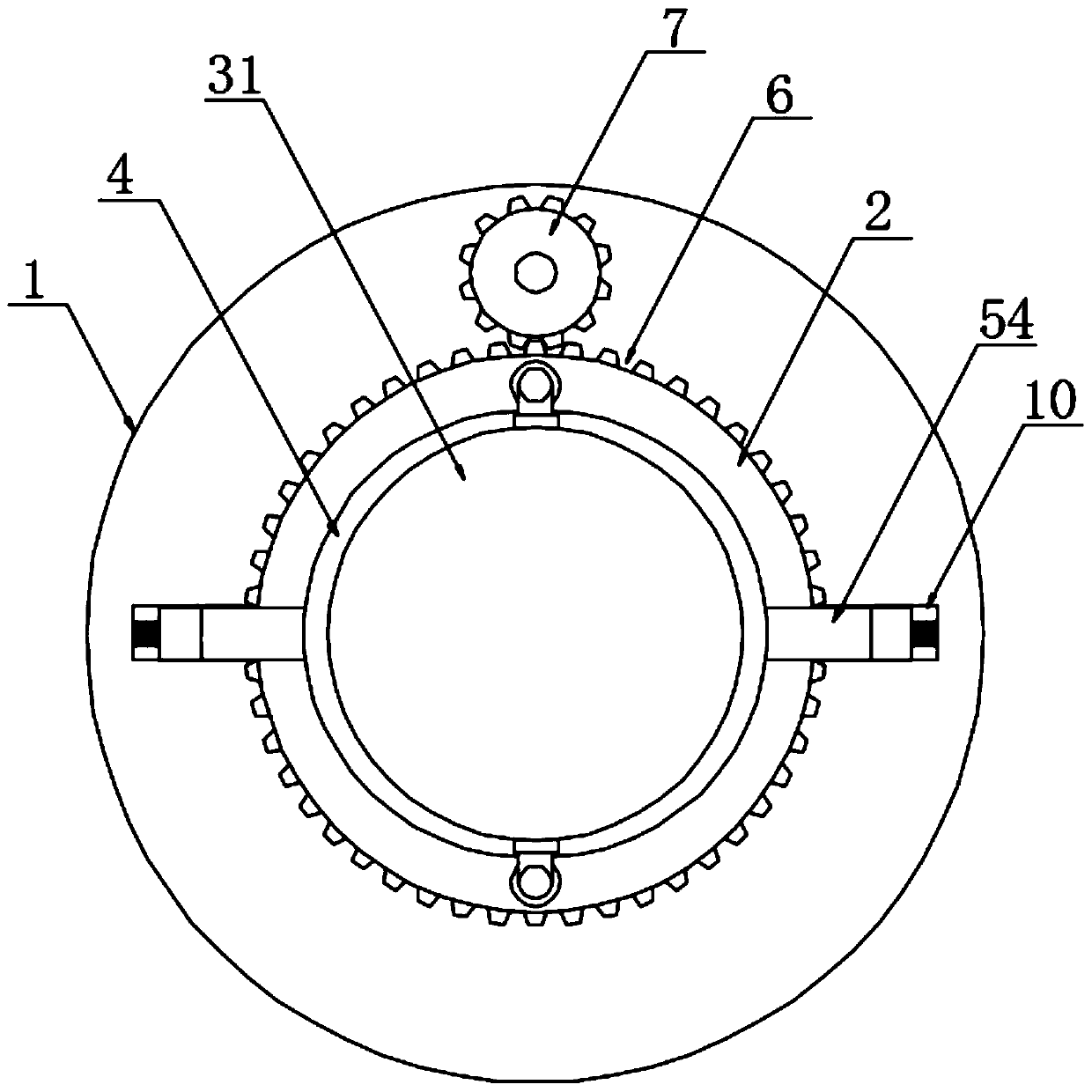 Spherical surface grinding device for ball valve cores