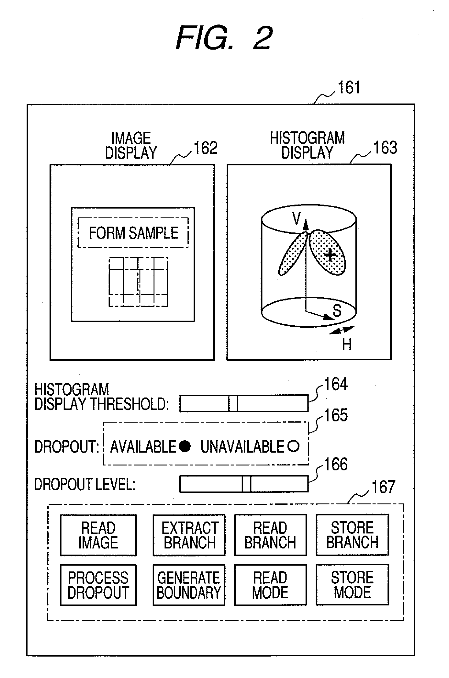 Dropout color processing method and processing apparatus using same