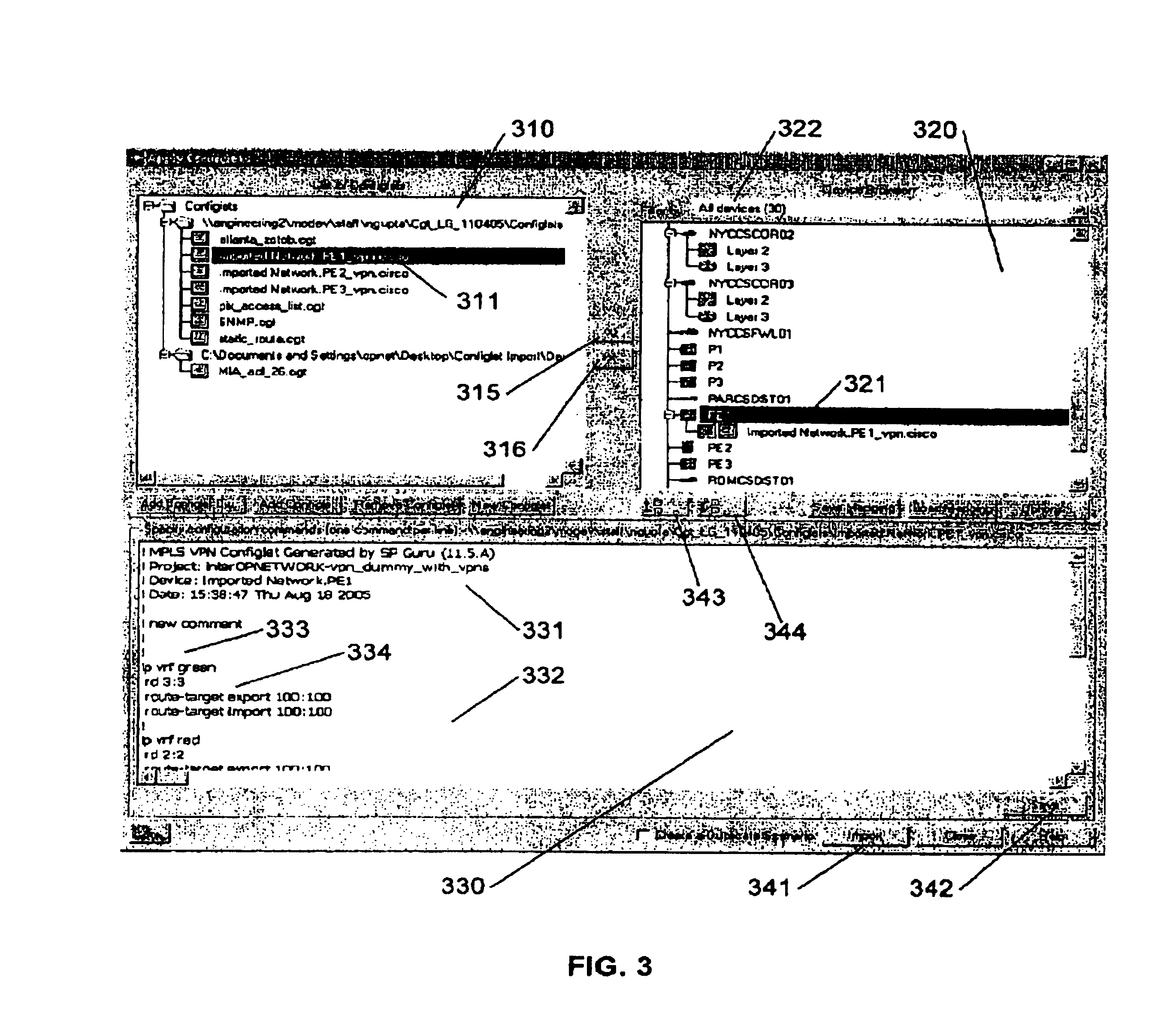 Incremental update of virtual devices in a modeled network