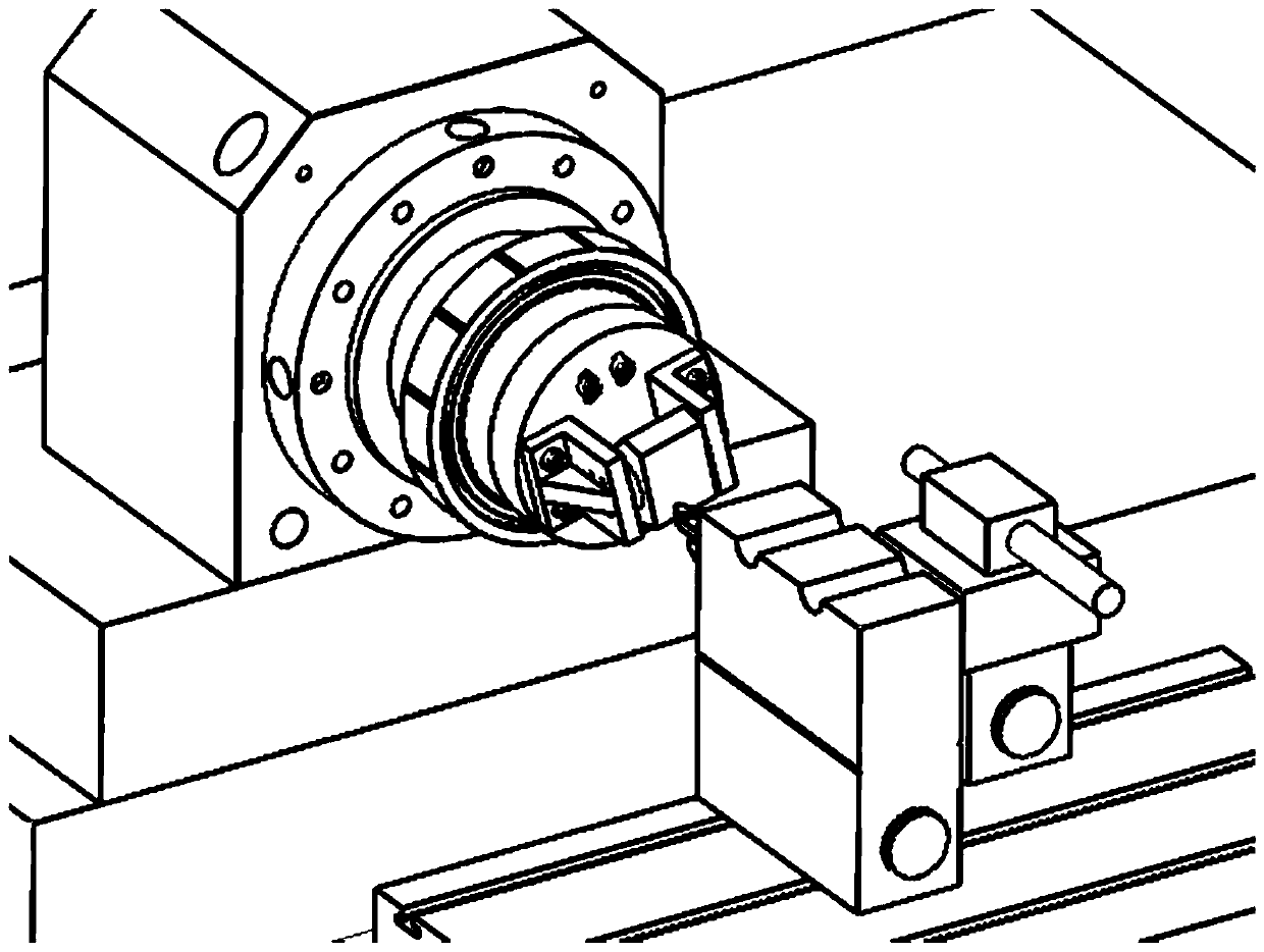 Super-precise turning method for free-form-surface prism