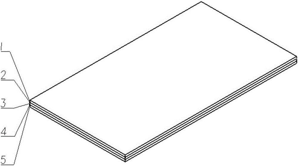 Outer skin material for hangar, and preparation method of outer skin material