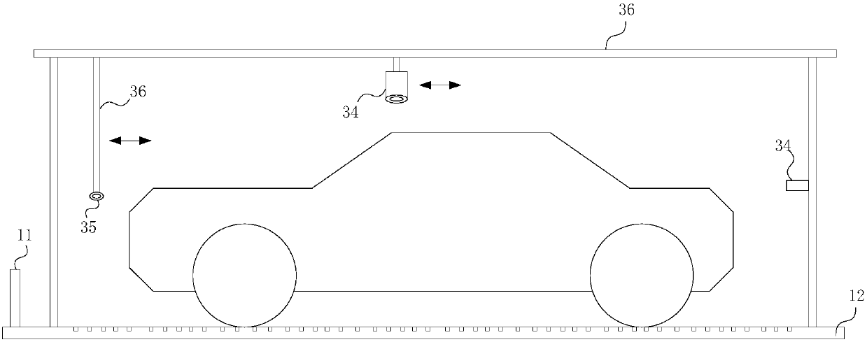 Automatic detection device and method of body surface quality loss and vehicular intelligent detection system