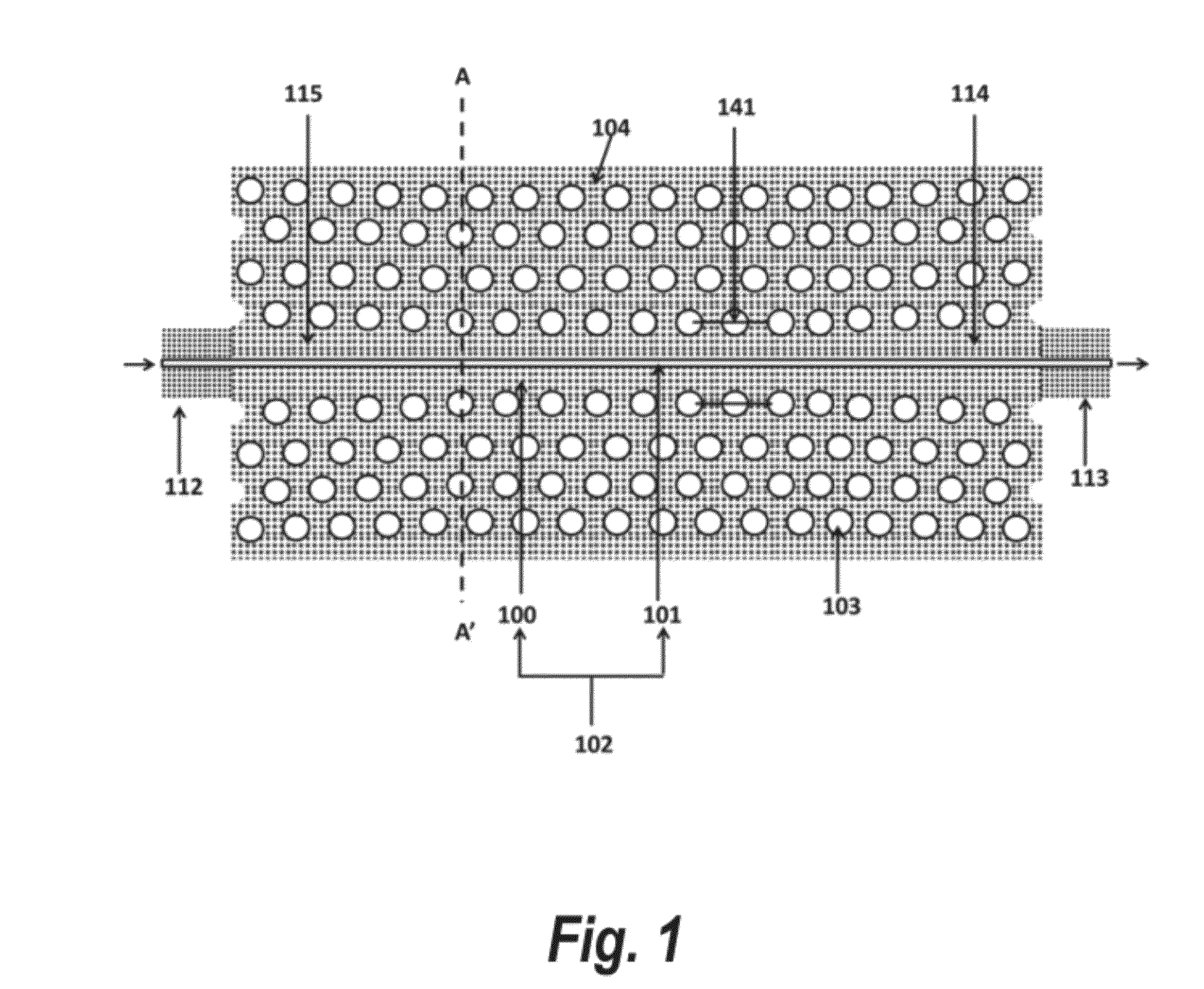 Photonic crystal slot waveguide miniature on-chip absorption spectrometer