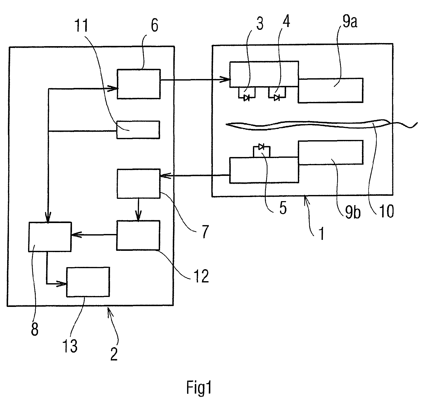 Device for optoelectronic measurement of the hydration of a plant in its natural environment