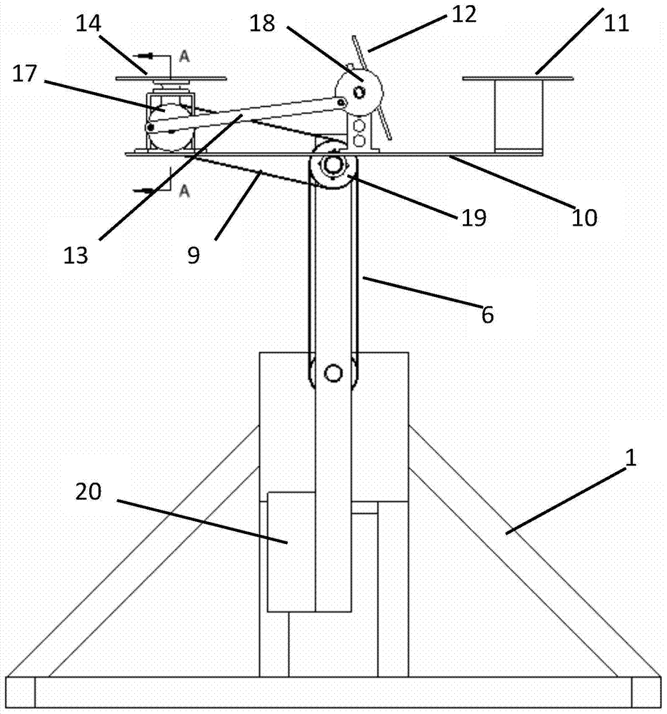 A wave simulation device for wave measuring buoy