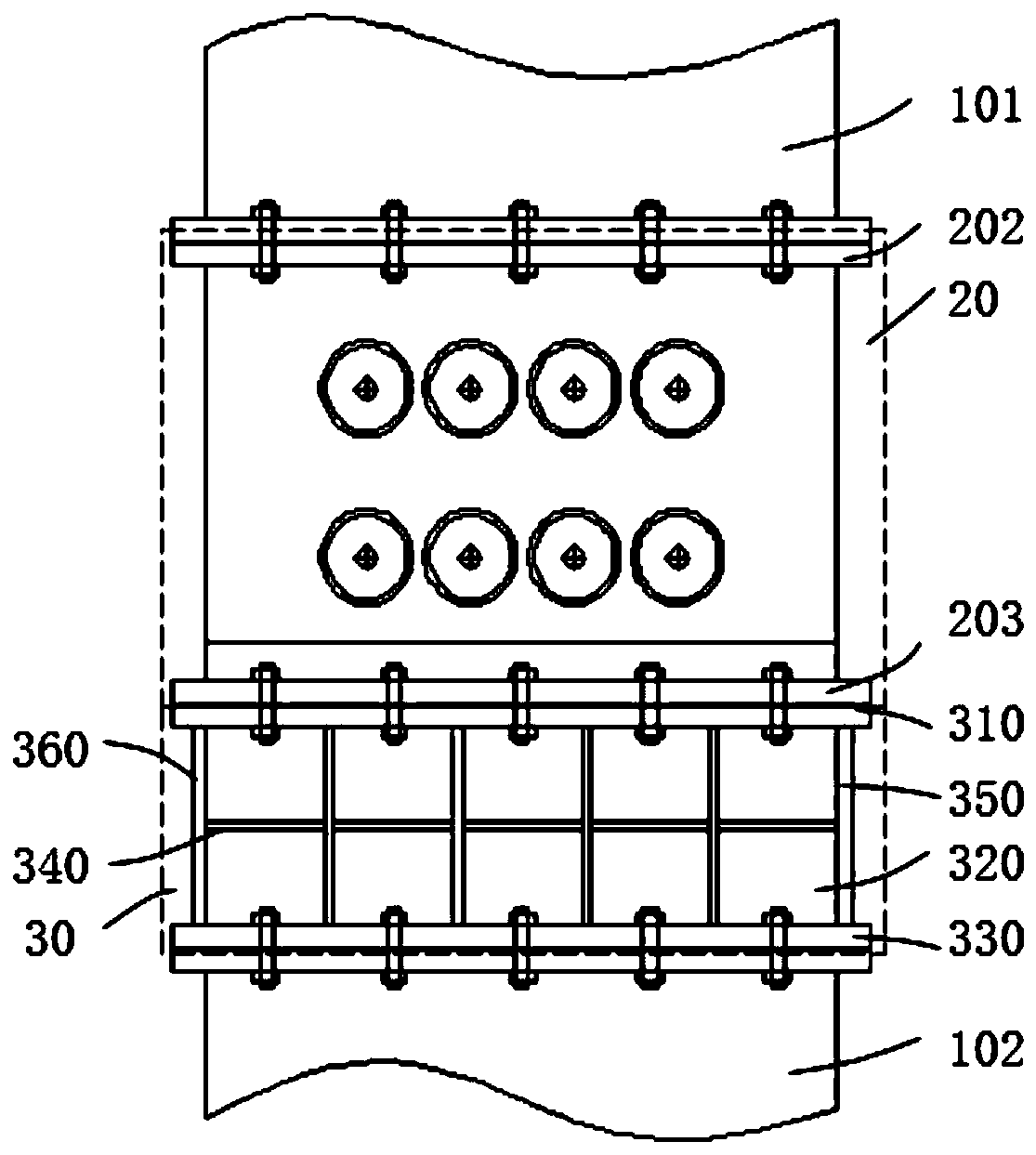 Metal shear friction composite energy dissipation device