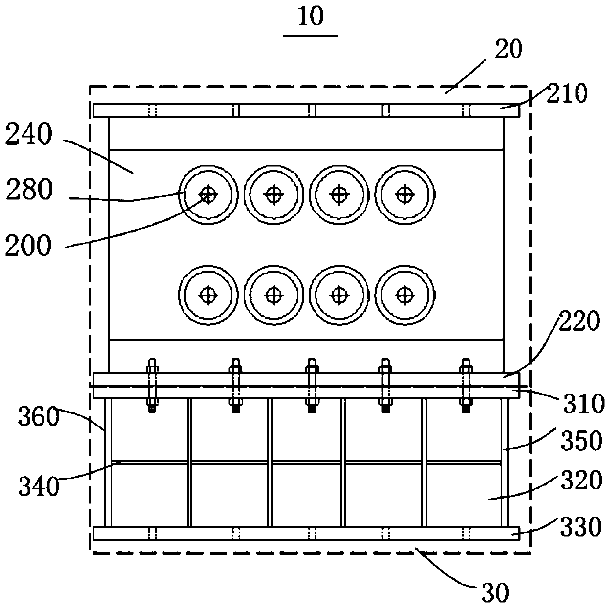 Metal shear friction composite energy dissipation device