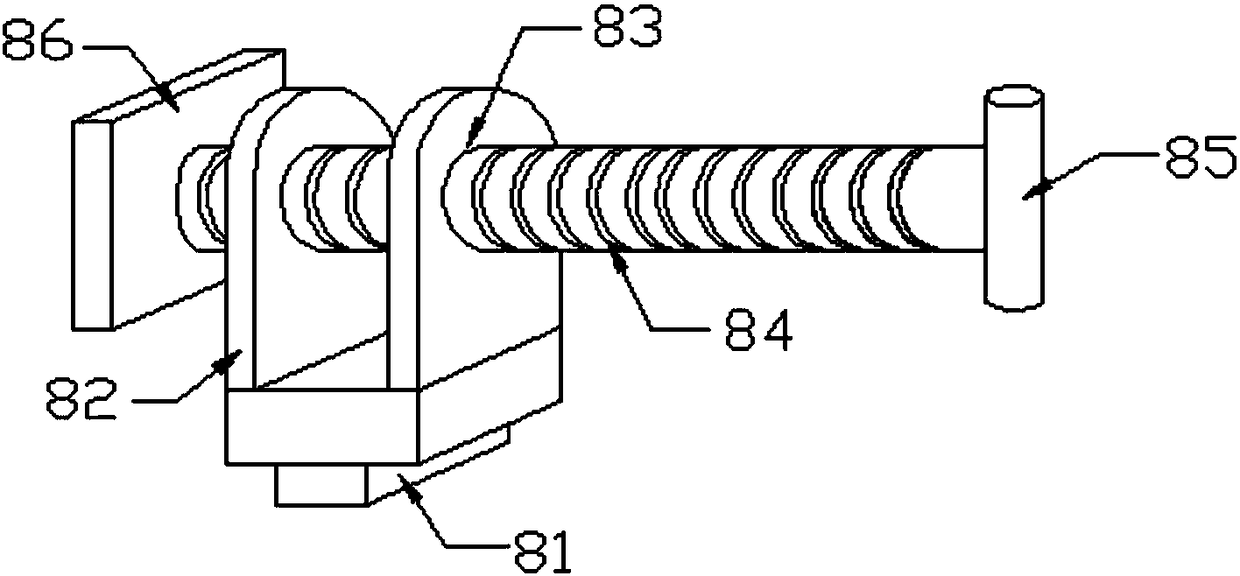 Cutting device for wood decoration material for indoor decoration