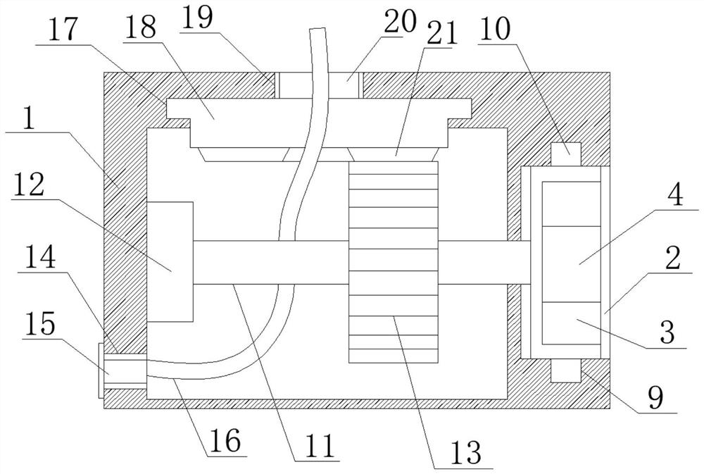 Rotatable filter element connecting base