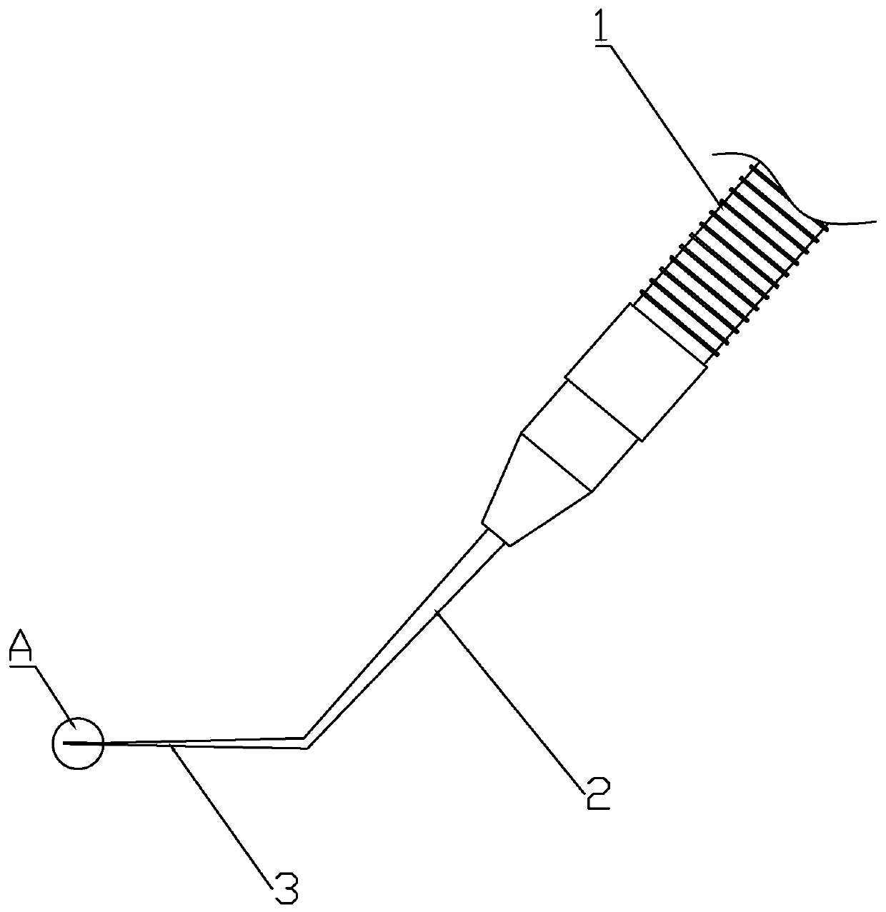 Device for eliminating crystalline lens equator epithelial cells