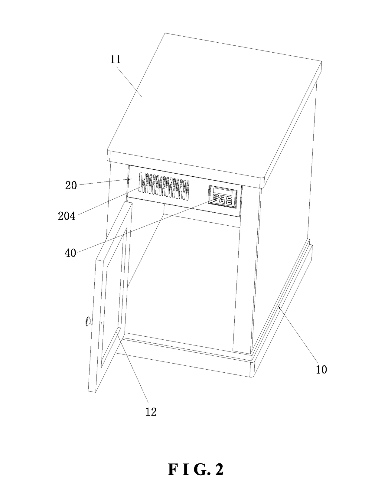 Cold wind table cabinet