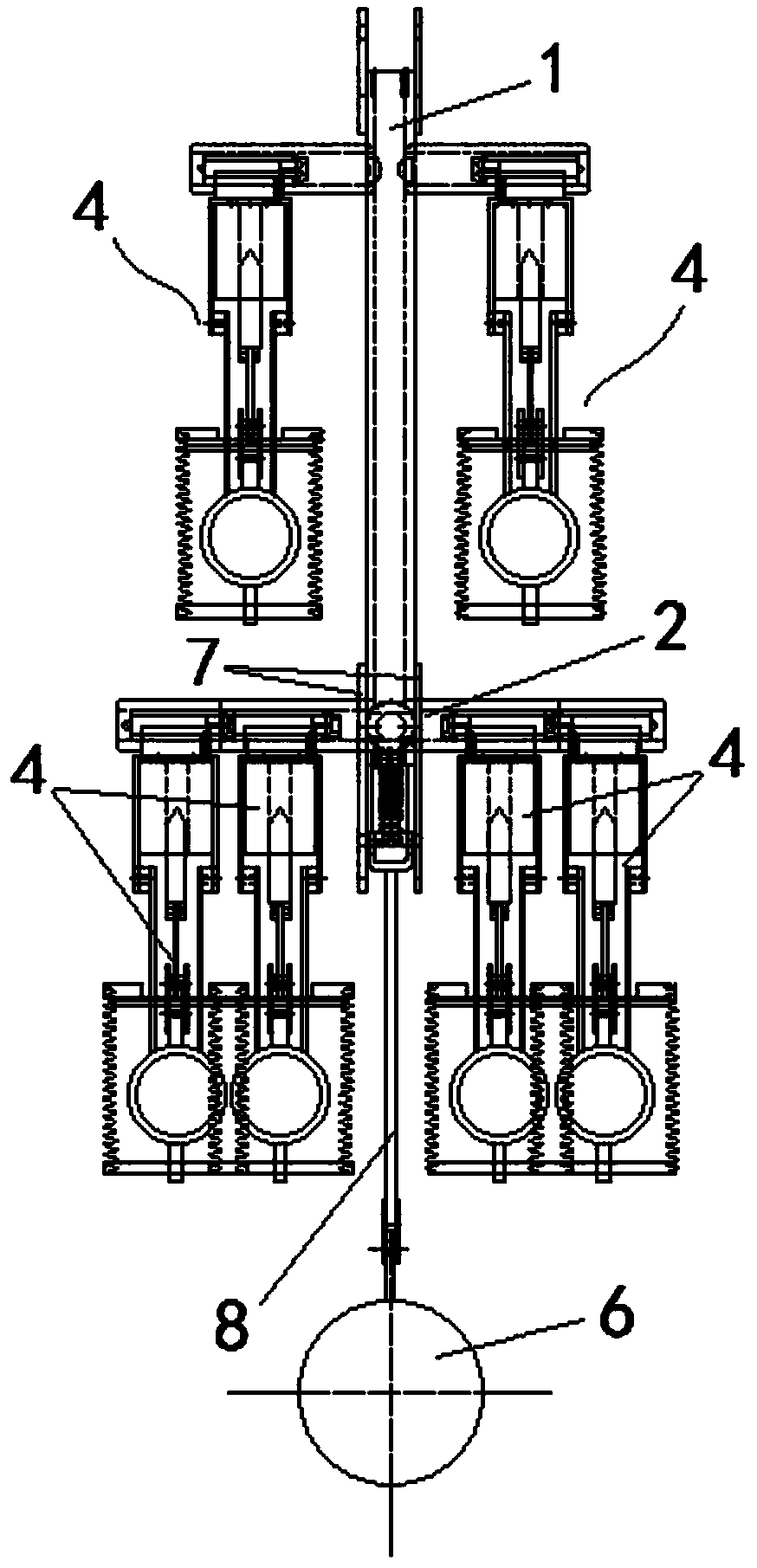 Intelligent multi-cabin suspended sediment sand content sampling system