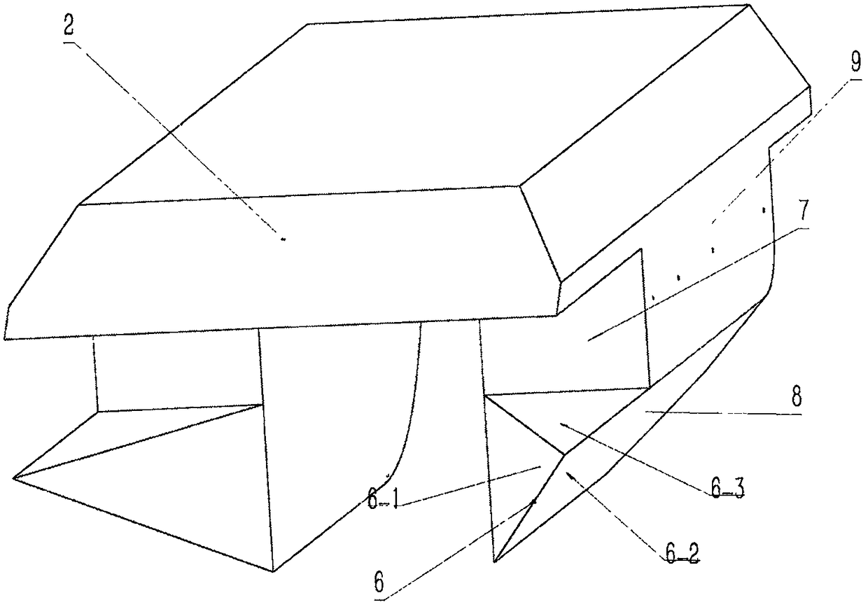 An anti-wave catamaran and an anti-wave device mounted on the catamaran