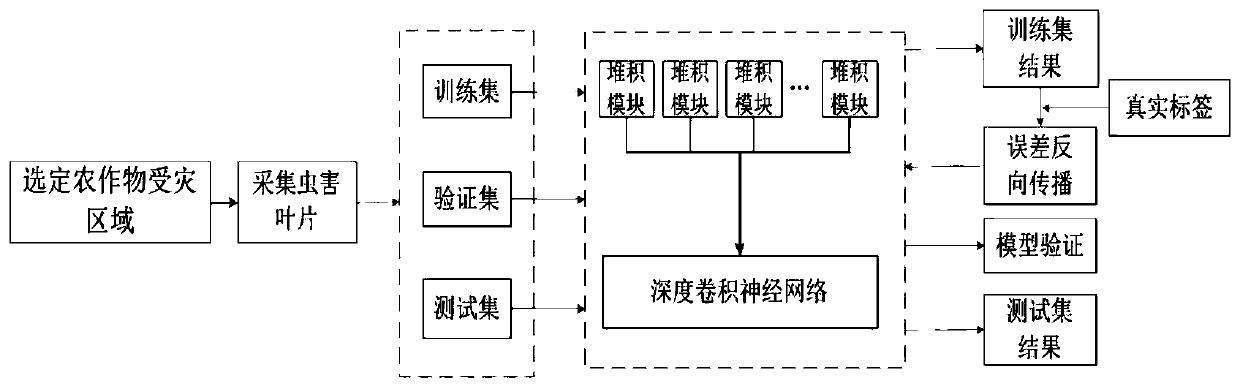 Pest and disease damage detection method based on deep convolutional neural network