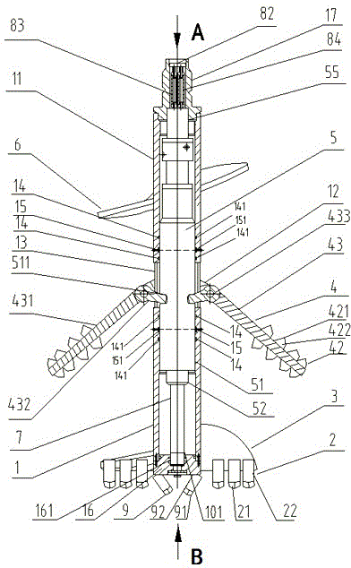 Hole expanding drill bit