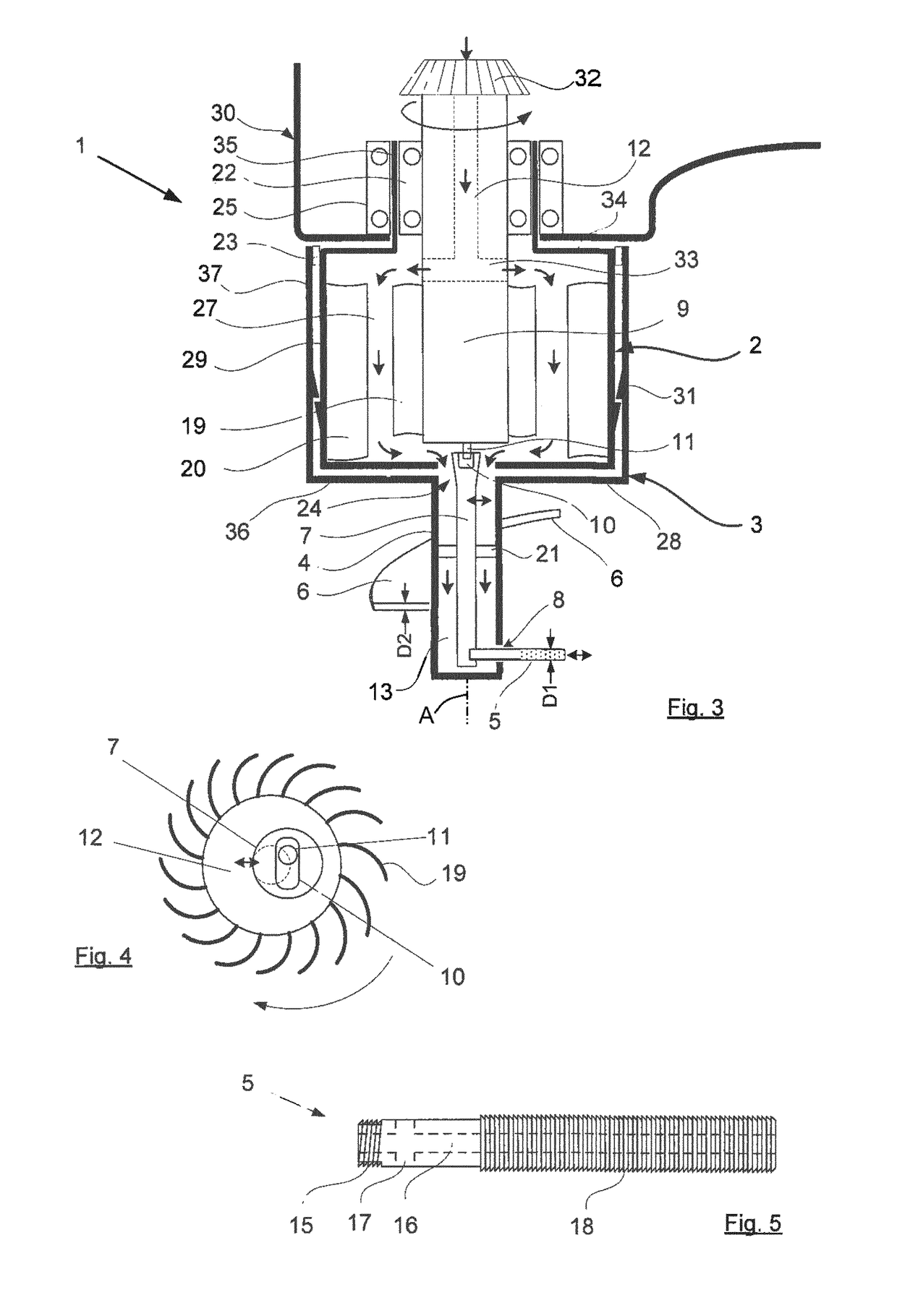 Tool for cutting a helical groove in bone