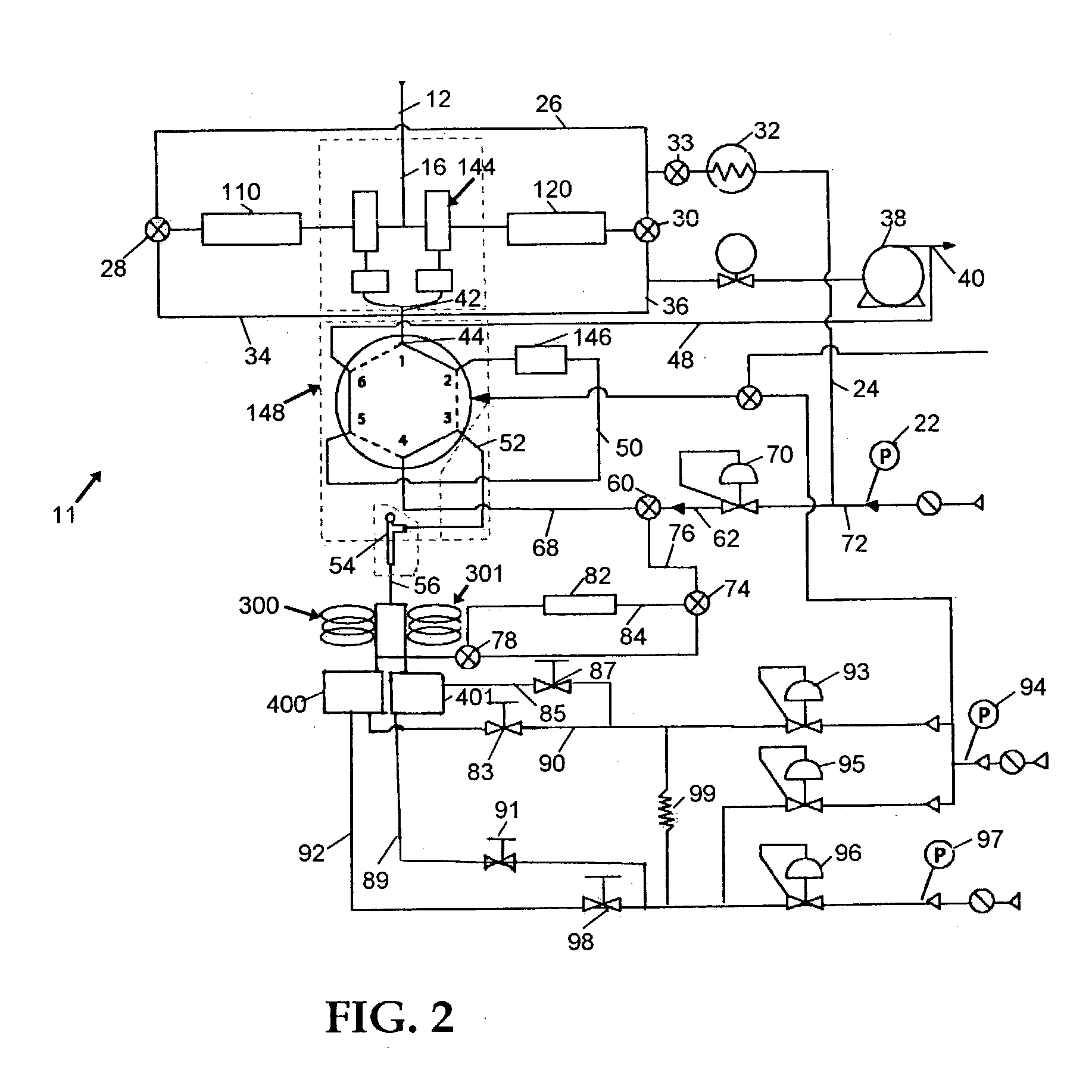 Low-power gas chromatograph