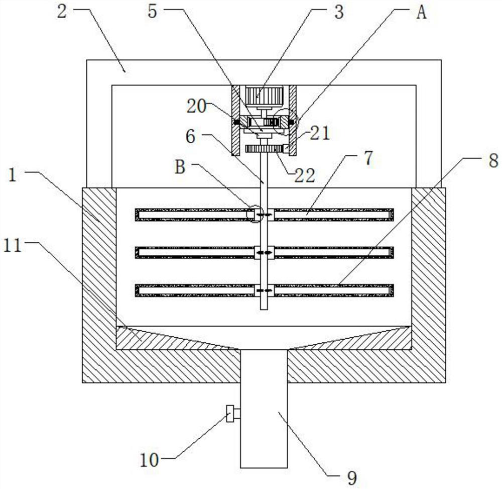 Novel plastic particle processing and feeding device