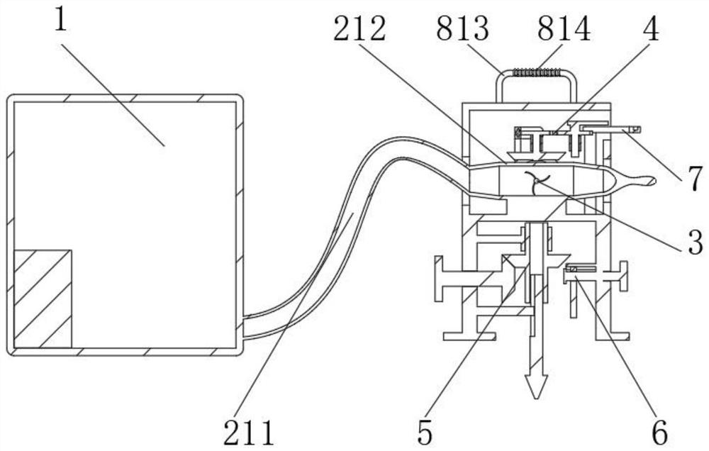 Stable energy-saving and environment-friendly irrigation device capable of automatically changing spraying angle