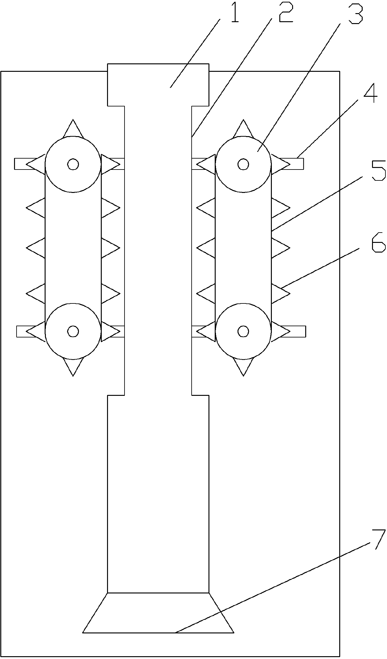 Cutting device for drainage pipe of air conditioner