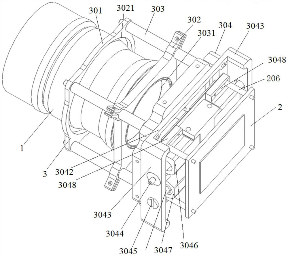 Same-frequency confocal LED lighting source structure for detecting three-dimensional defects on surface of product