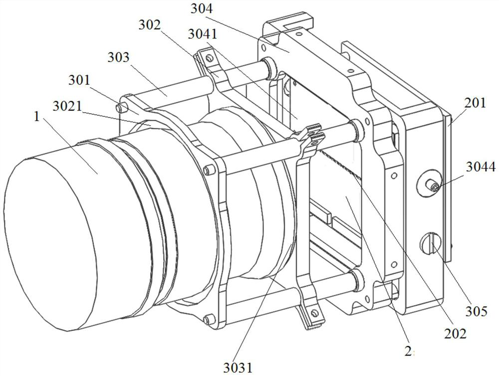 Same-frequency confocal LED lighting source structure for detecting three-dimensional defects on surface of product