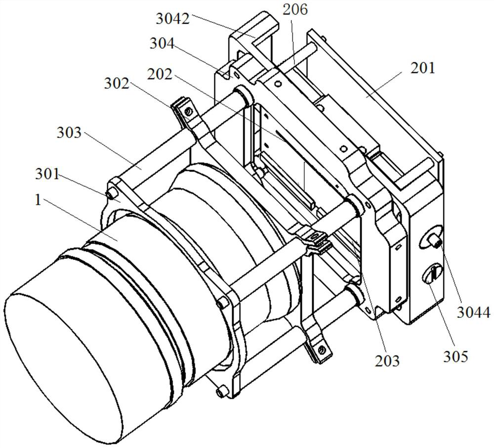 Same-frequency confocal LED lighting source structure for detecting three-dimensional defects on surface of product