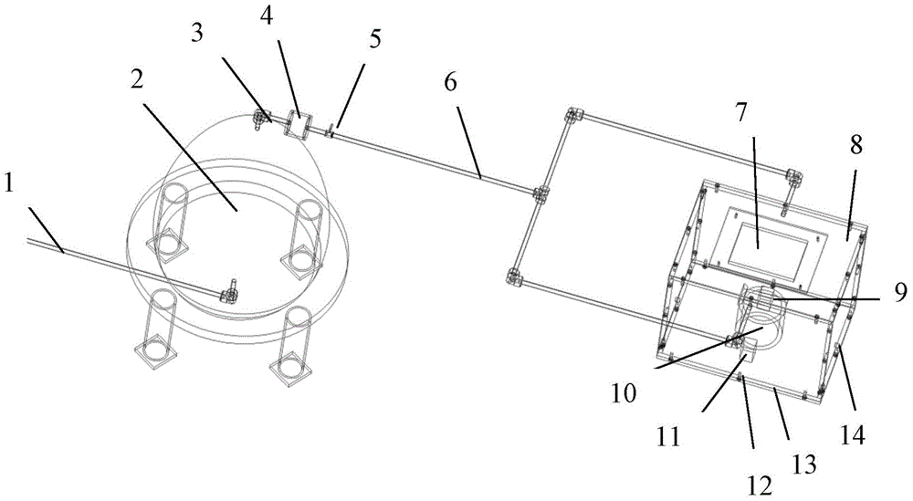 Anti-oxidation experimental system for preparing nitrogen at room temperature during laser cladding