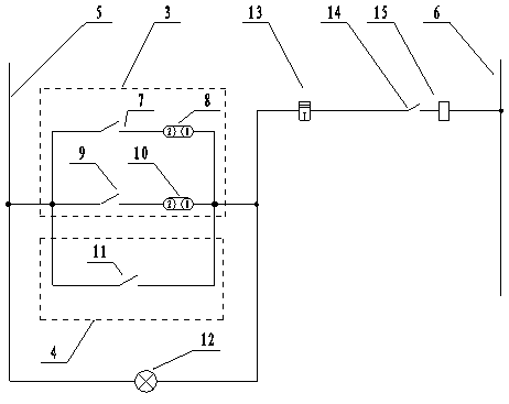 Combination method of microcomputer protection device and input protection device and output protection device