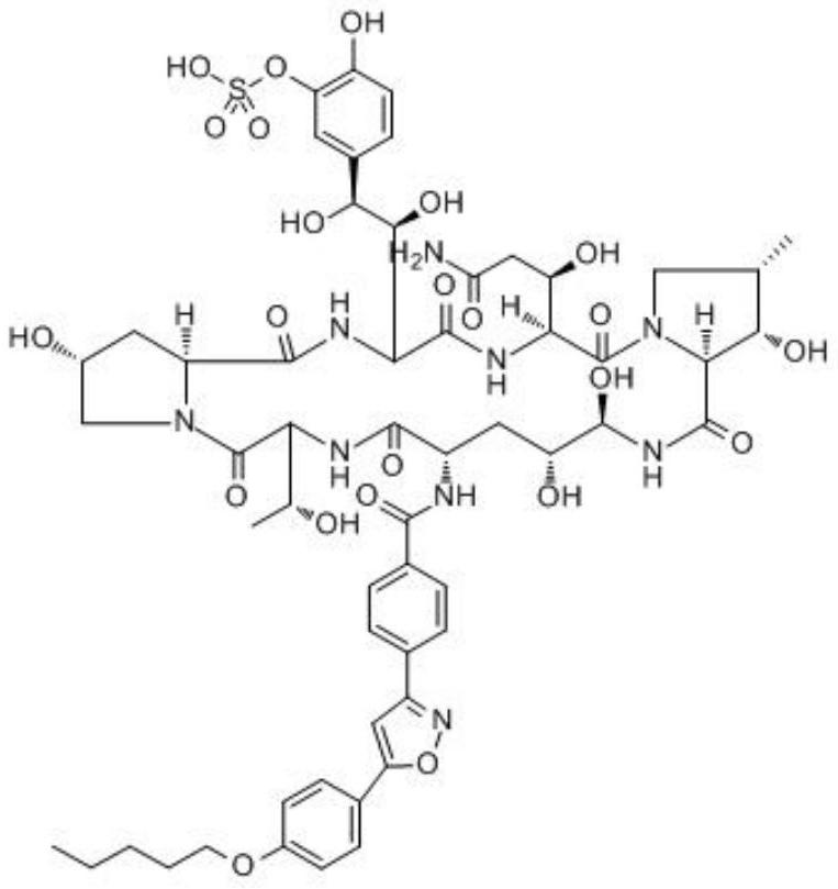 Preparation method of high-purity micafungin precursor FR901379