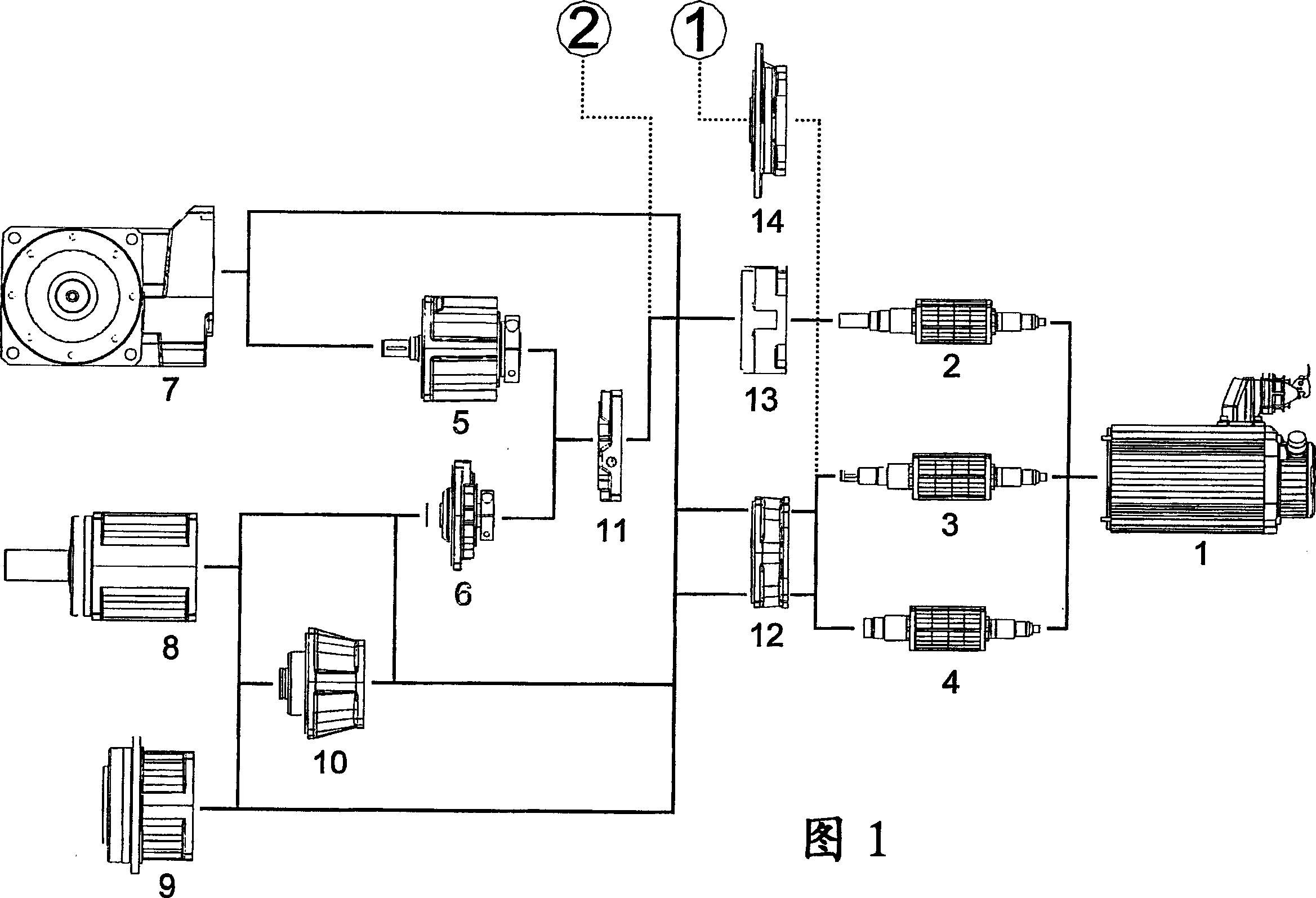 Spare part set for a gearmotor series