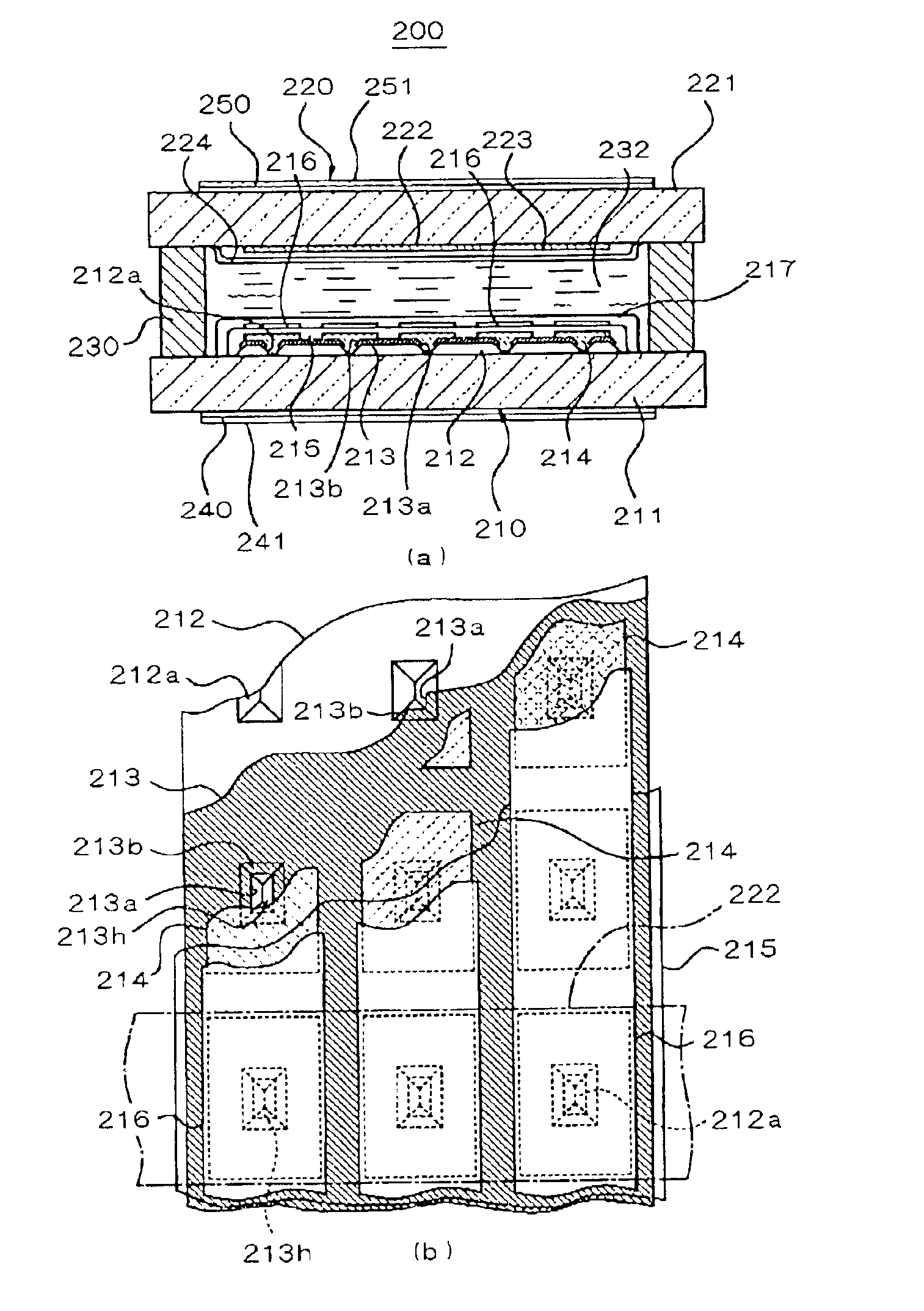 Substrate assembly for electrooptical device, method for manufacturing substrate assembly for electrooptical device, electrooptical device, method for manufacturing electrooptical device, and electronic apparatus