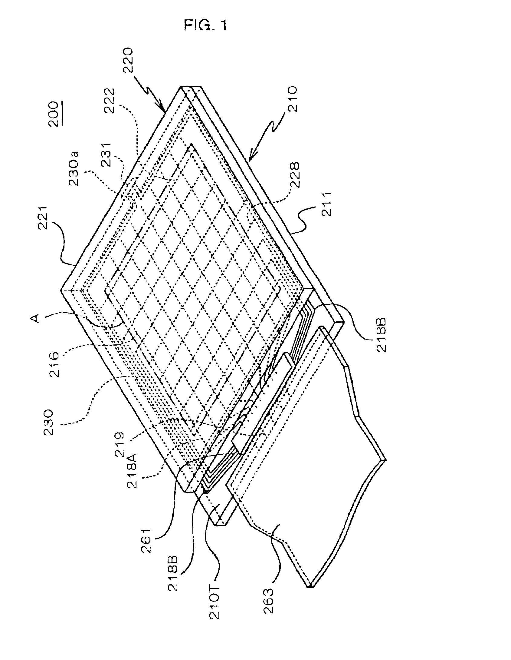 Substrate assembly for electrooptical device, method for manufacturing substrate assembly for electrooptical device, electrooptical device, method for manufacturing electrooptical device, and electronic apparatus