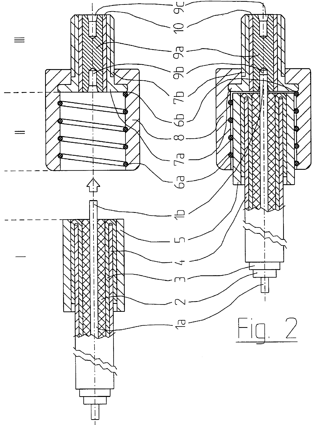 Compact antenna means for portable radio communication devices and switch-less antenna connecting means therefor