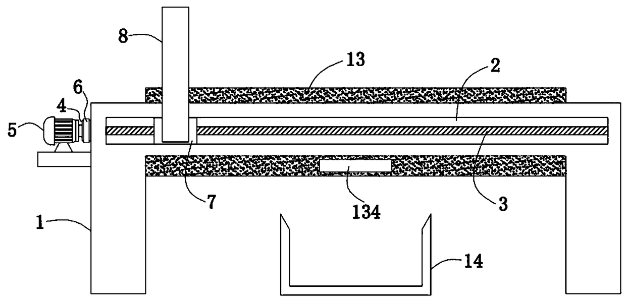 Tedding device for siraitia grosvenorii processing