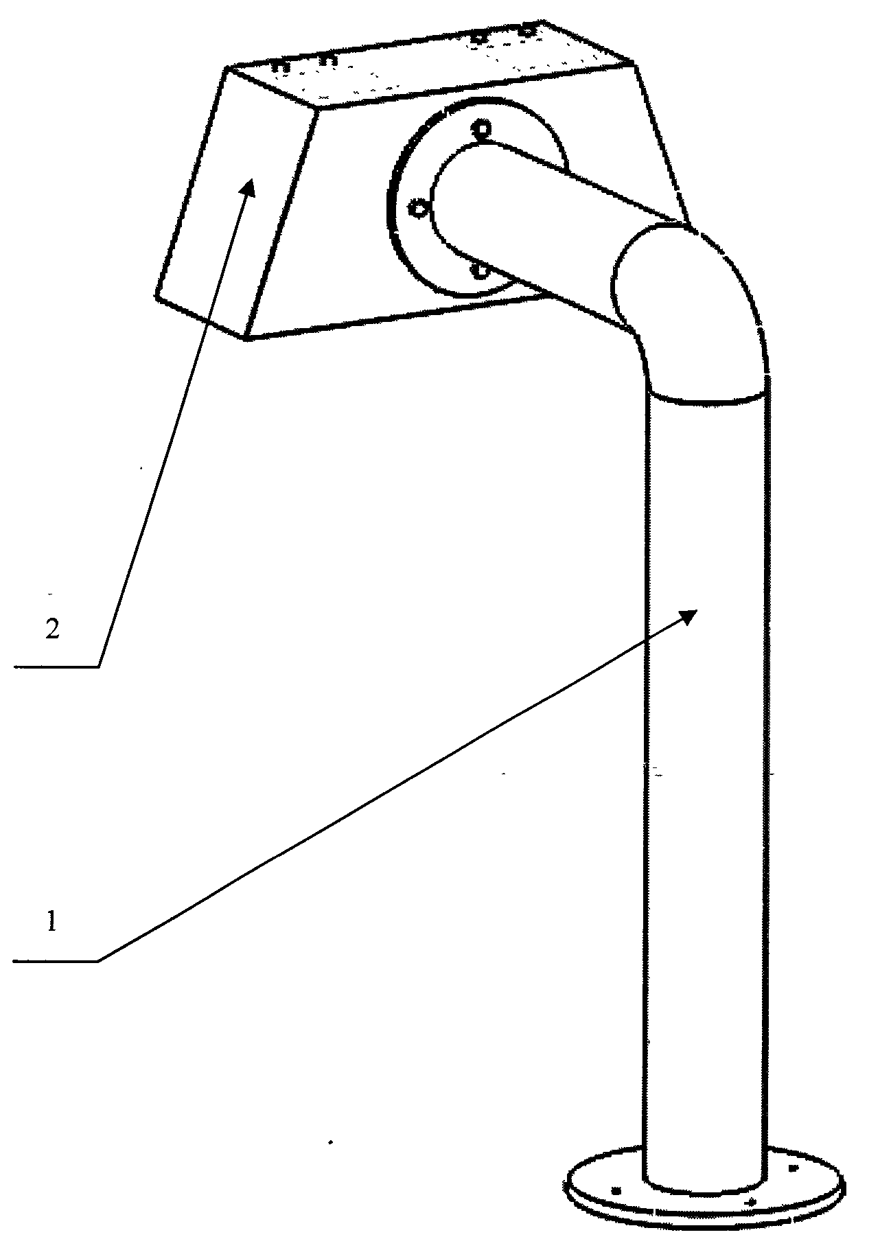 Overhead size binocular panoramic visual inspection system for commercial automobile