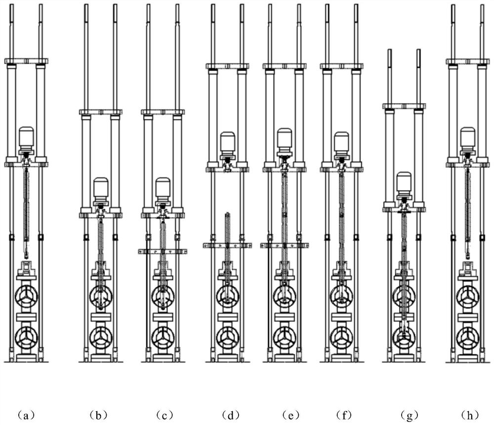 Pressurized drilling device and implementation method thereof