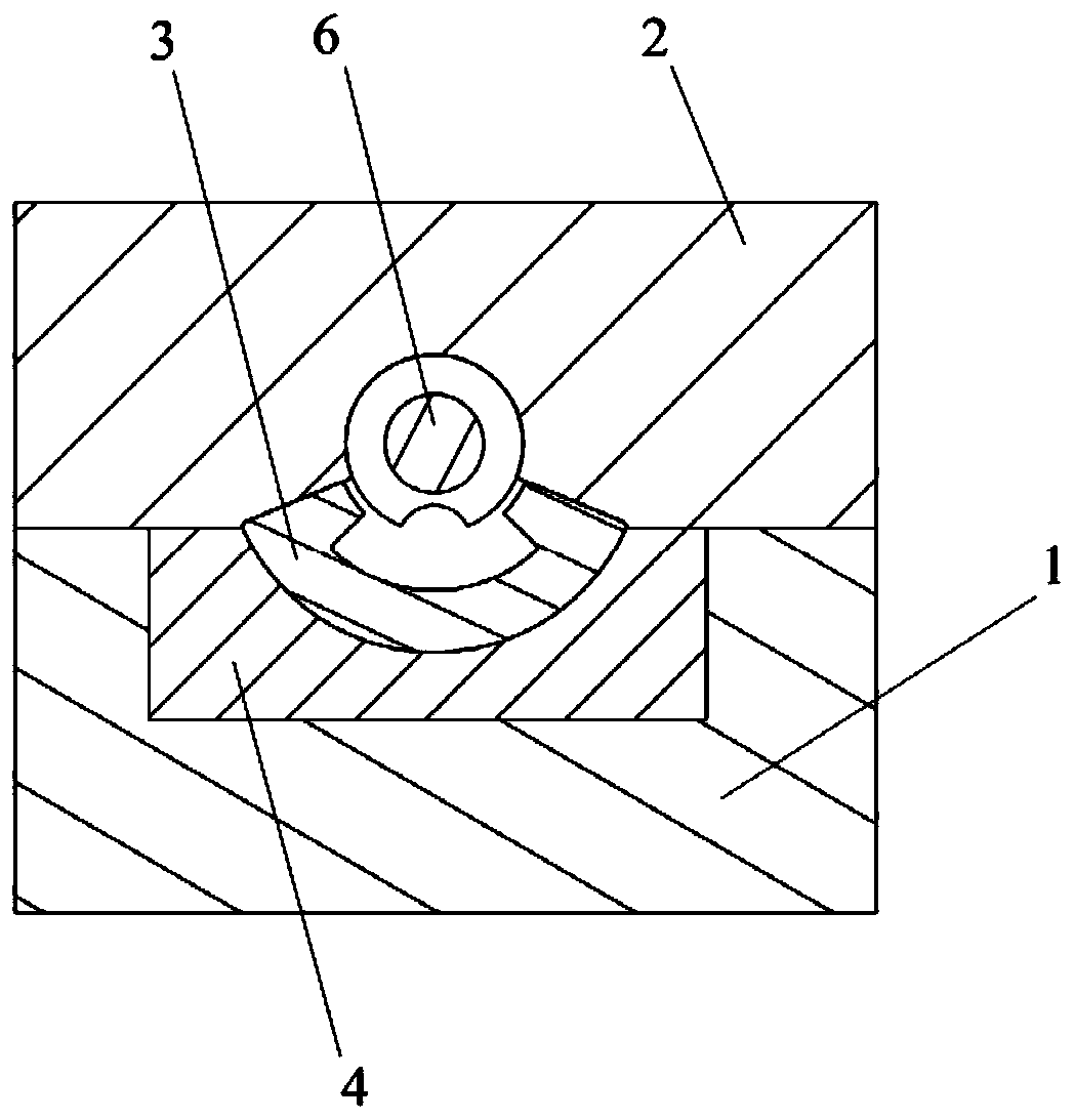 Magnetic steel insert injection molding device and injection molding method