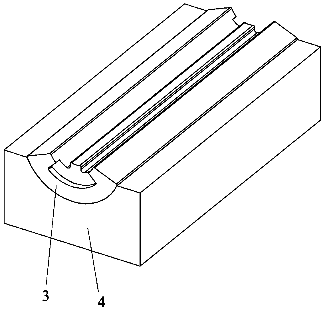 Magnetic steel insert injection molding device and injection molding method